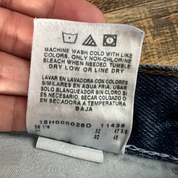 Rustler Classic Blue Denim Jeans Men’s 36x32 Straight Leg Medium Wash - Picture 11 of 11